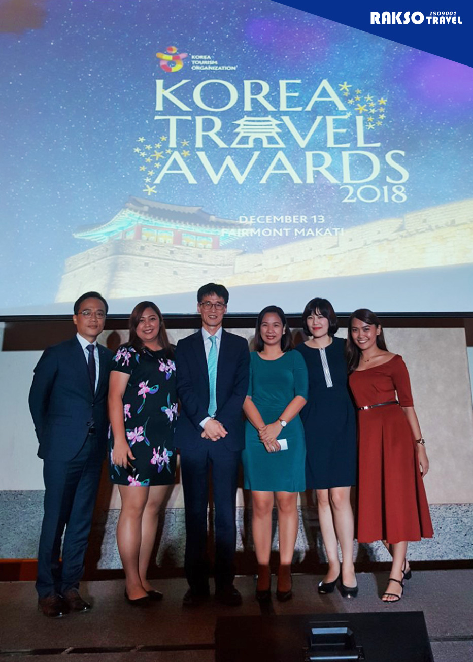 RAKSO TRAVEL garnered 5 Major Awards at the KTO Awards Night