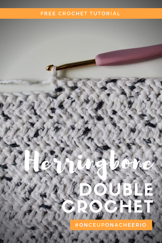 How to Crochet the Herringbone Double Crochet Stitch (HBDC)