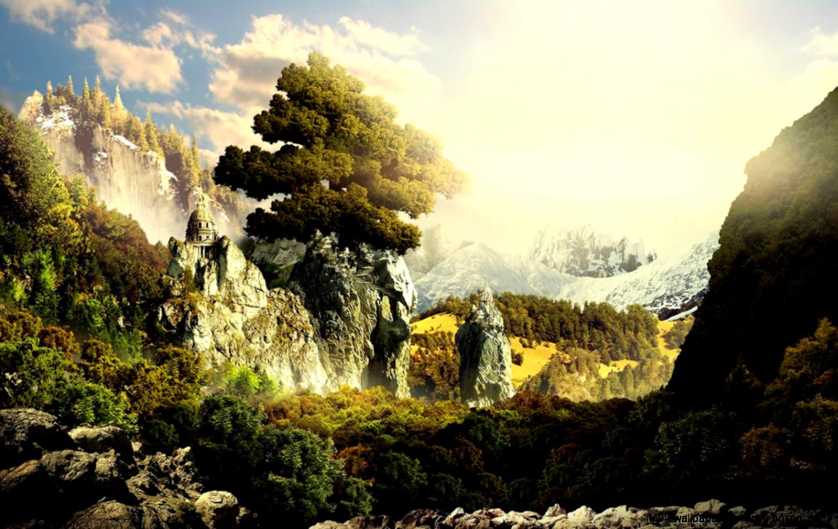 3D Landscape Wallpaper Background 6970835
