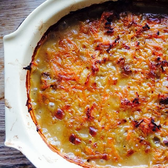 David Hall Food Beef and Root Vegetable Rosti Pie