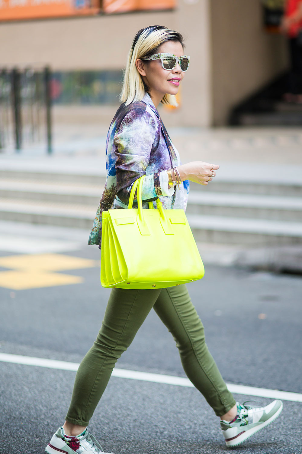 Crystal Phuong- Fashion Blogger- Going green street style