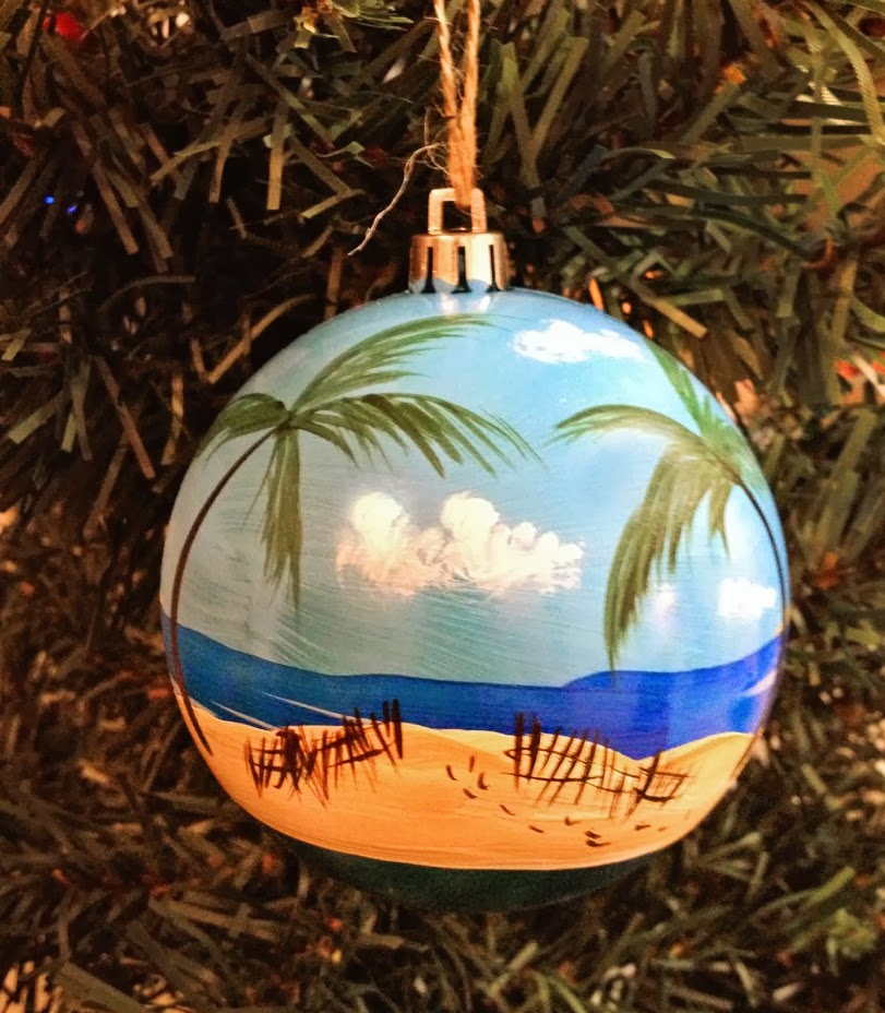 David J. Hansel the Artist Florida Scenic Hwy 30A Ornaments