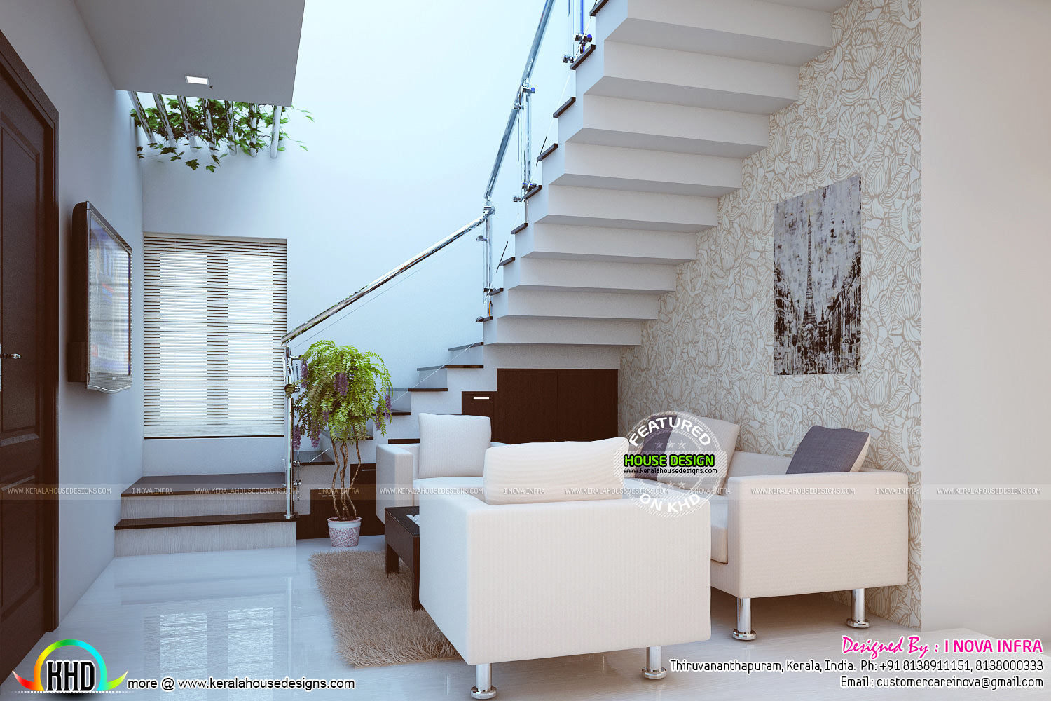 kitchen, work area, bedroom and living interior - kerala home kitchen, work area, bedroom and living interior - kerala home