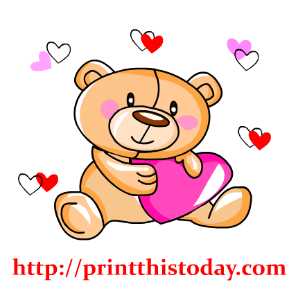 osito de san valentín