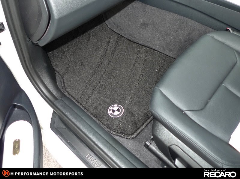 Premium Car Floor Mat: BMW 3-series F30 Premium WAVE BLACK Car Floor Mat