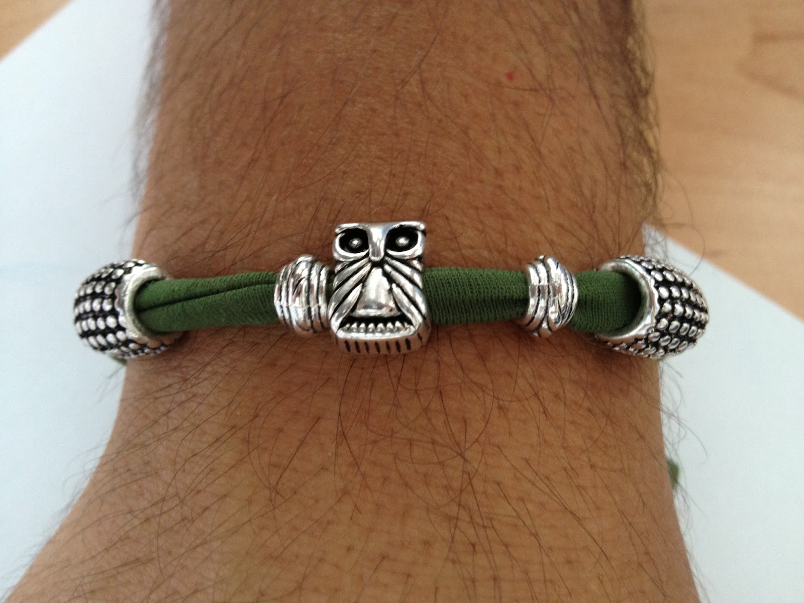 ATEIELLI Bracciale Uomo Infinito Acciaio Inossidabile Pelle 21.5cm Regolabile B310 (Infinito - Foto 9