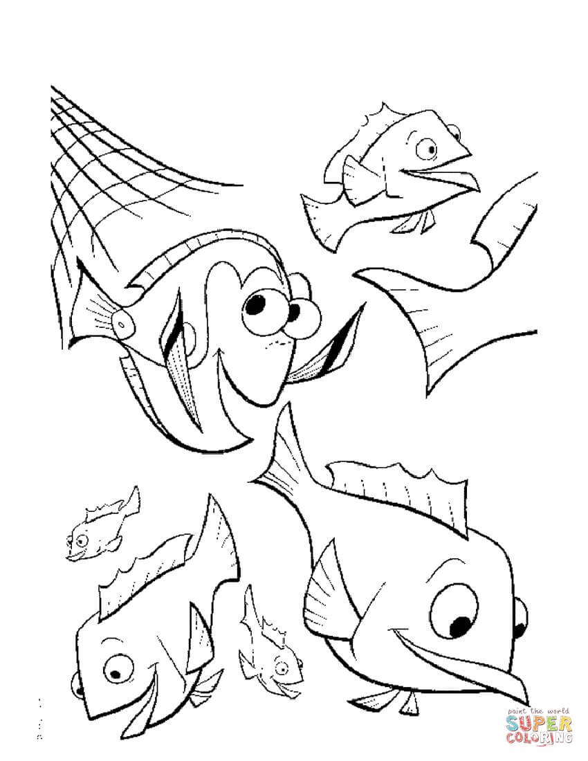 Top Finding Nemo Coloring Pages Marlin Library | Big ...