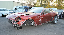ferrari ronaldo cristiano crashed ronaldos crash gtb ex sell 2009 autoevolution fiorano 2008