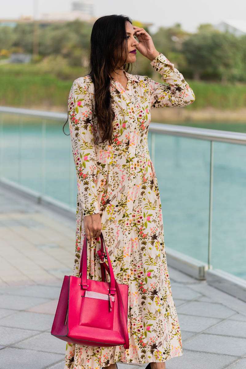 Floral Maxi Shirt Dress + About The Silver Kick Company | The Silver ...