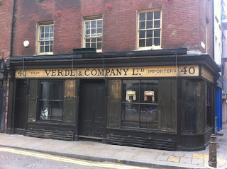 Possible ghost sign in Brushfield Street, London E1 