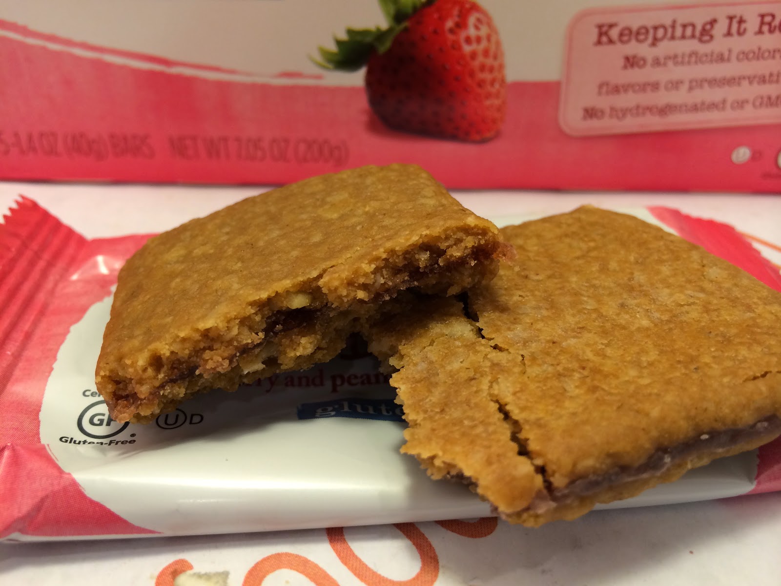 Crazy Food Dude Review Van's Natural Foods PB&J Strawberry and Peanut