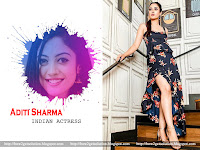 aditi sharma, wallpaper, standing with style on stairs, hot outfit, for pc screen, smooth legs, high heels