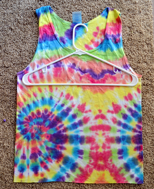 iLoveToCreate Blog: Tie Dyed and Beaded Lattice Tank Swim Cover Up