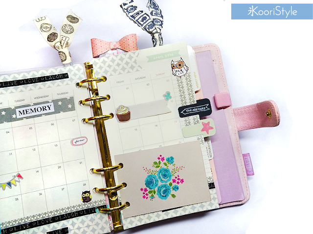 Tutorial, DIY, Handmade, Crafts, Kawaii, Cute, Paper, Koori Style, Koori Style, Koori, Style, Planner, Planning, Stationery, Deco, Decoration, Time Planner, Kikki K, Filofax, Washi, Deco, Tape, Weekly, Journal, Agenda, Stickers, Medium, Live Bright, Ring Planner, Plan With Me, Set Up, Sticky Note, Decoración, Planificador, 和紙テープ, プランナー, 플래너