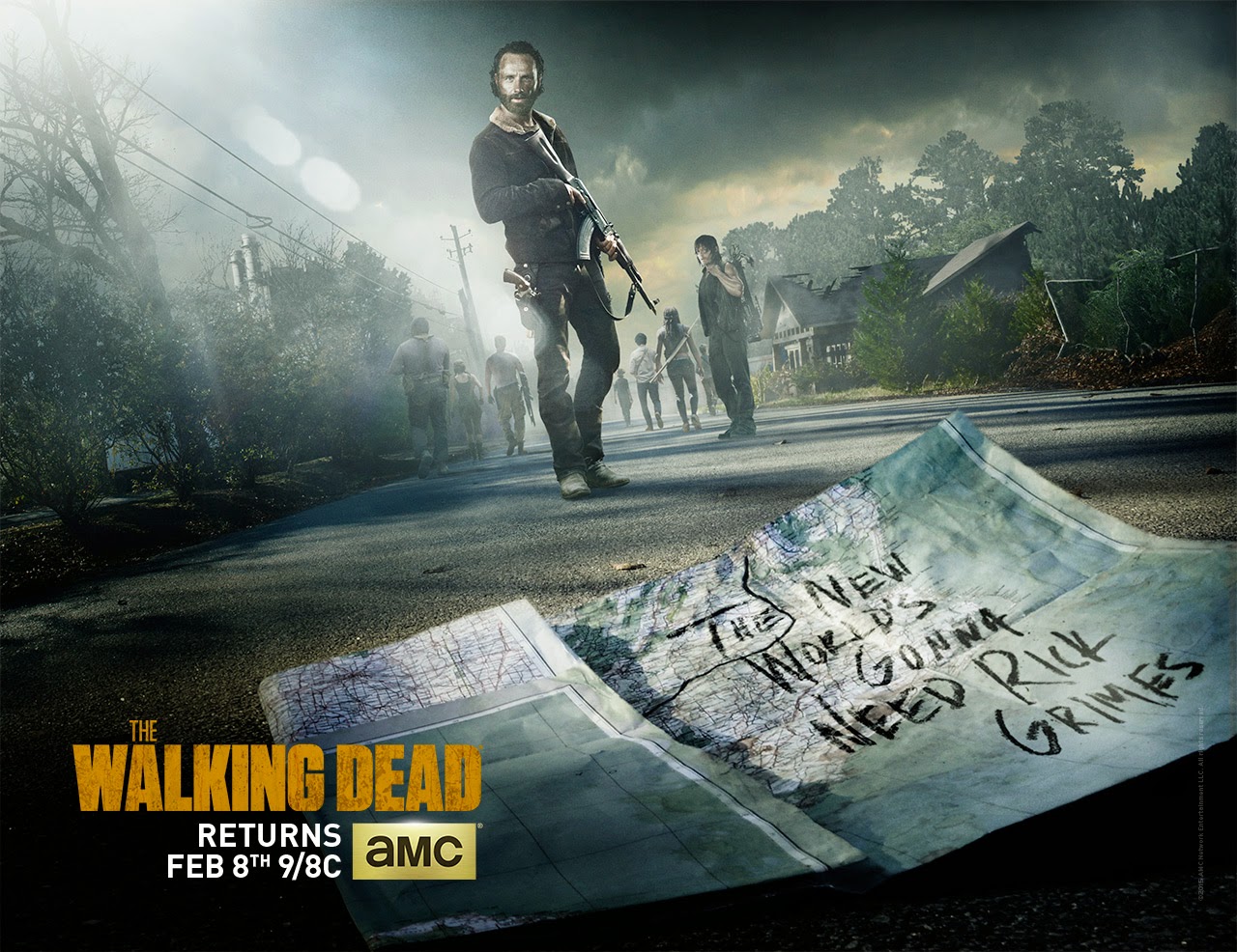 The Walking Dead Season 5 Midseason Premiere Poster