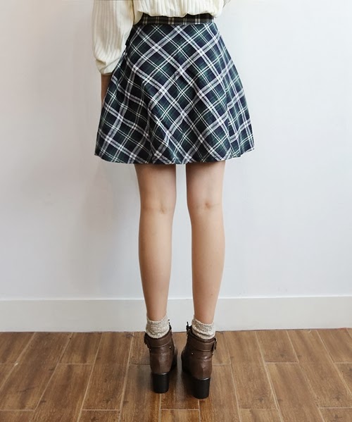 [Yubsshop] Tartan Skater Skirt | KSTYLICK - Latest Korean Fashion | K ...