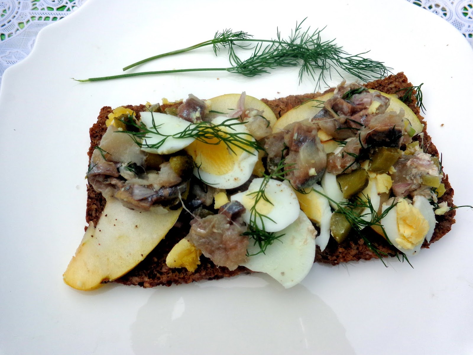 Wat ik gegeten heb Oma's Haringsalade