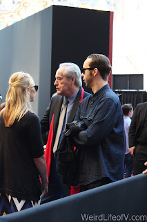 Captain America: Civil War Red Carpet World Premiere Powers Booth walking towards the Dolby Theatre