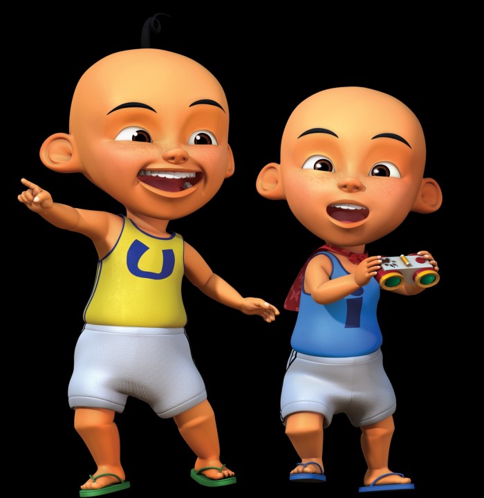 Gambar Upin Ipin Hitam Putih Terbaru gambarcoloring