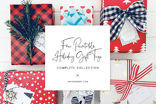 64 Free Printable Christmas Gift Tags + Simple Wrapping Ideas - Paisley &  Sparrow