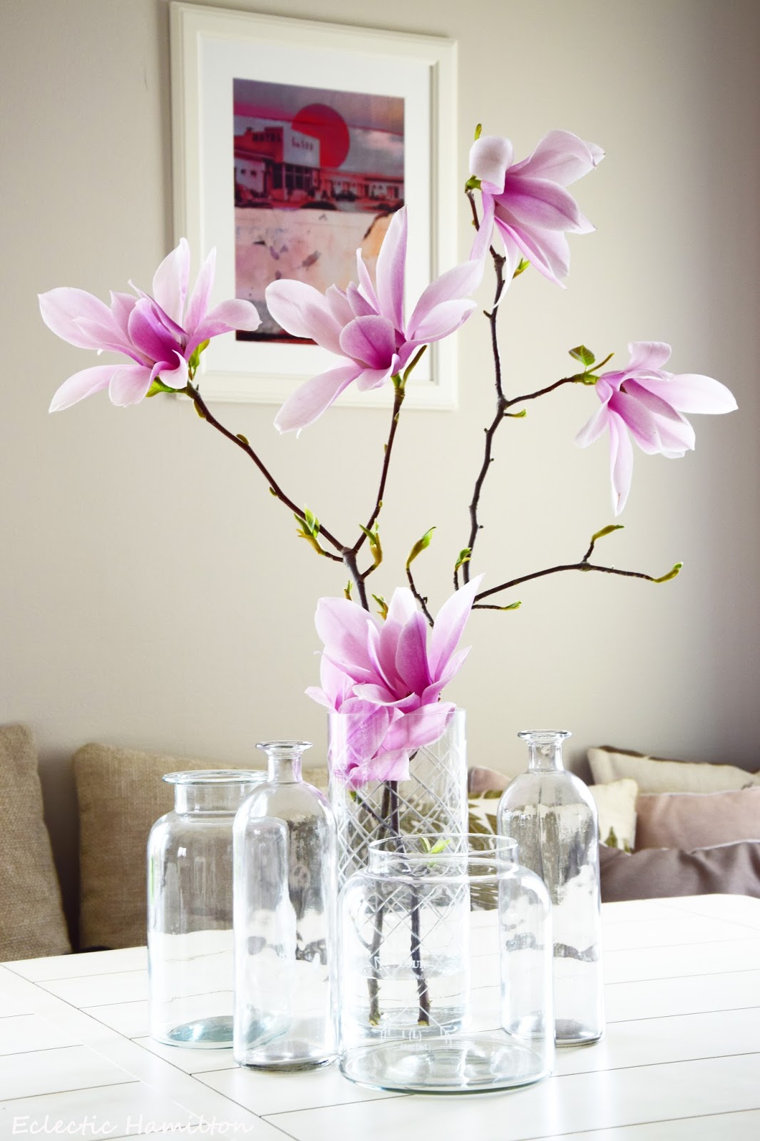 Magnolie ... magnolia eclectic hamilton Wie dekoriere ich eine glasvase weihnachtlich