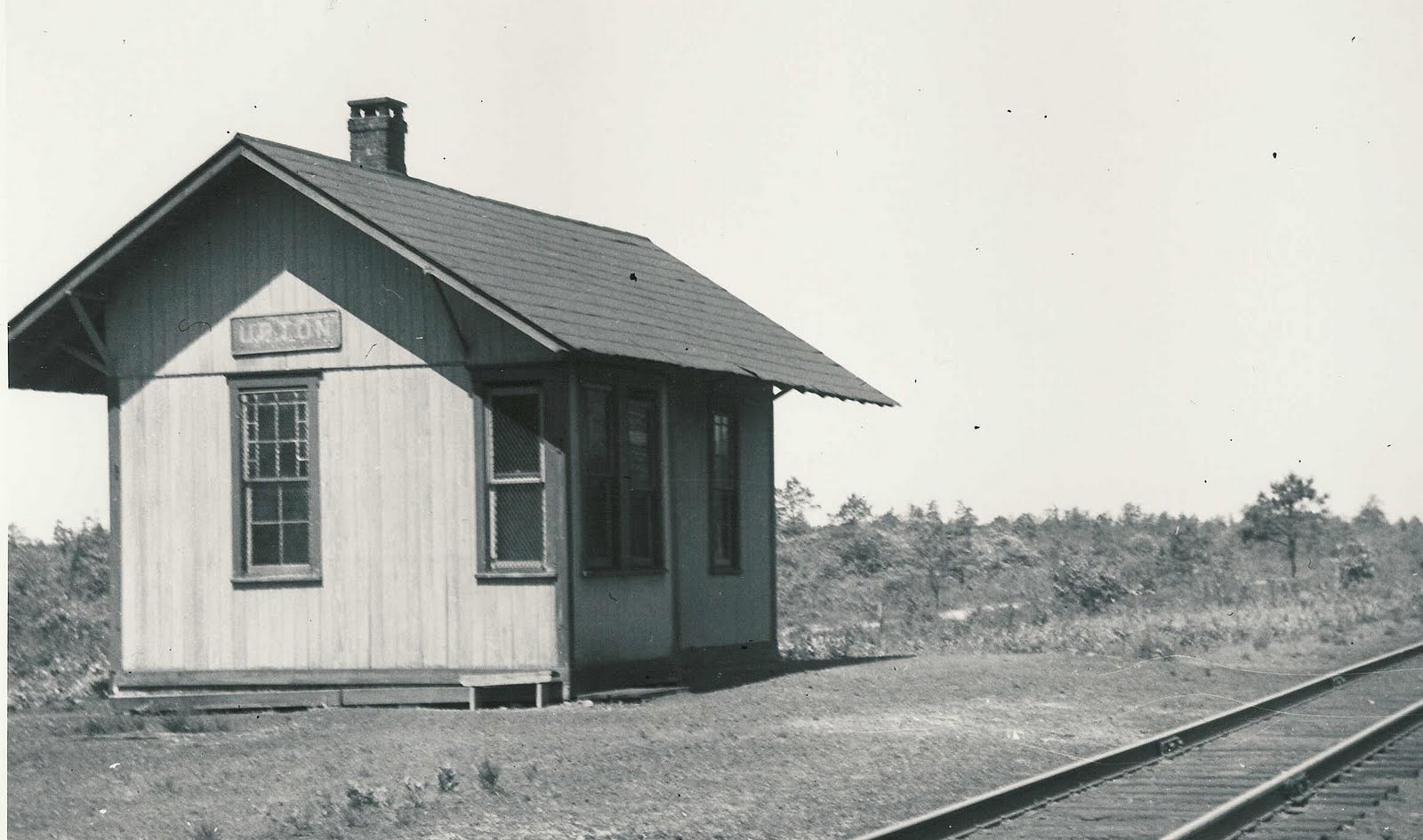 WHITESBOG TODAY Upton Station the Whitesbog Railroad Connection to