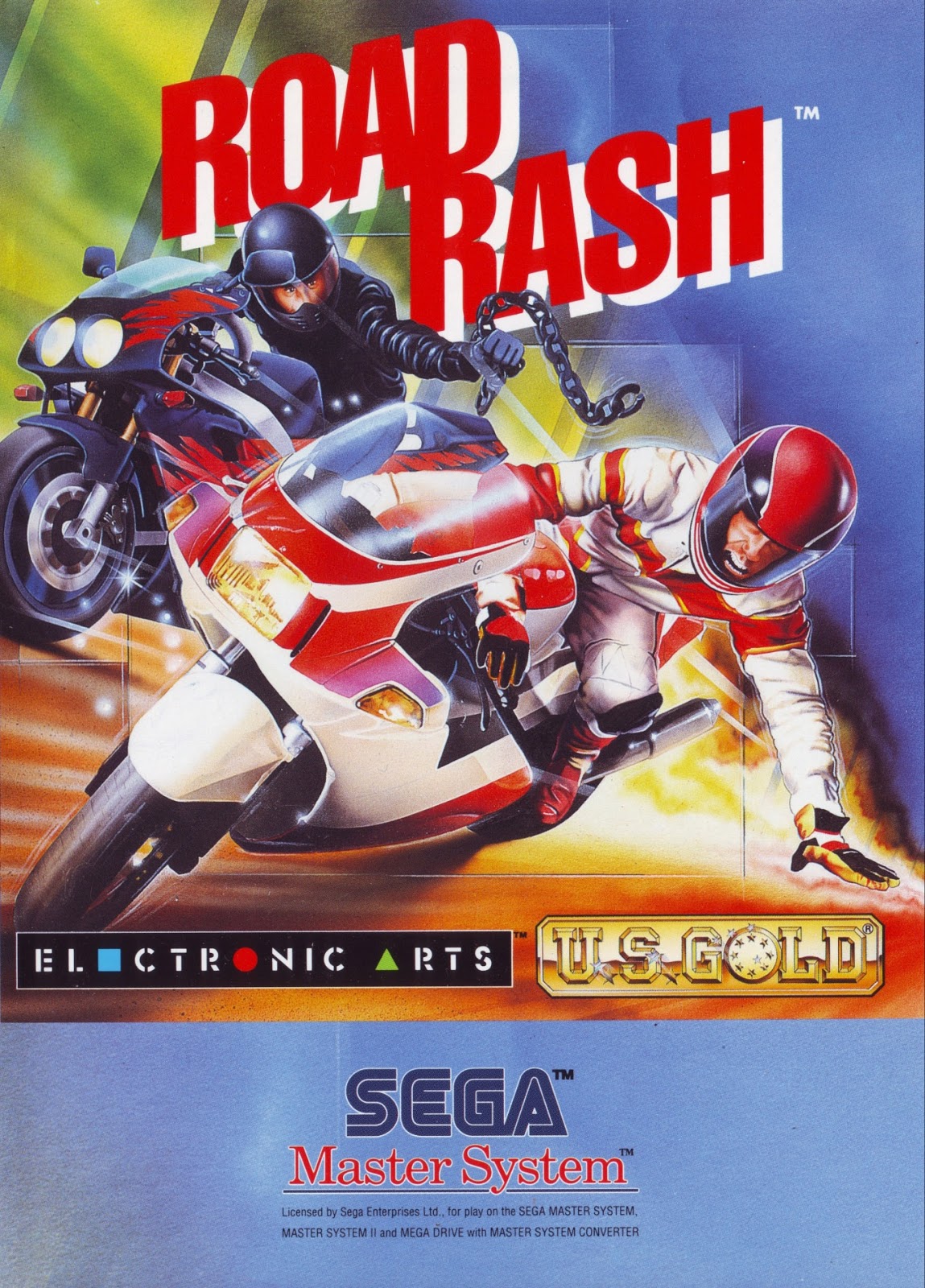 Игра на сегу мотоциклы. Road Rash Sega Master System. Road Rash 1991. Road Rash Sega. Игра Road Rash 16bit.