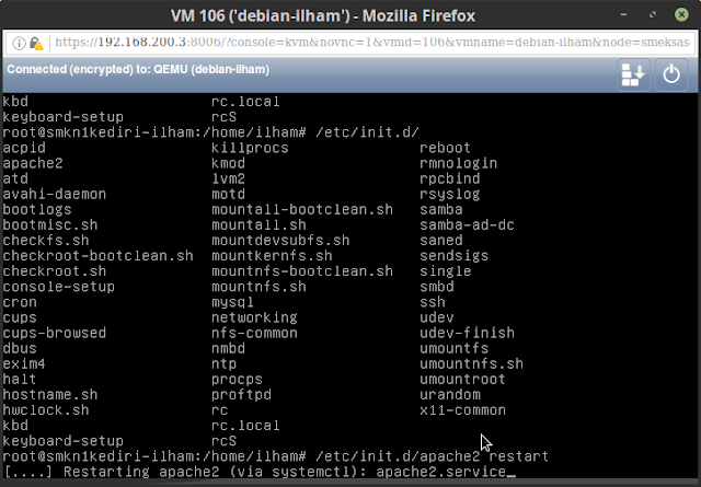 Reboot debian. Reboot debian