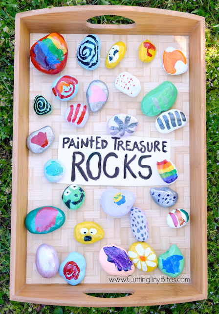 Painted Treasure Rocks  What Can We Do With Paper And Glue