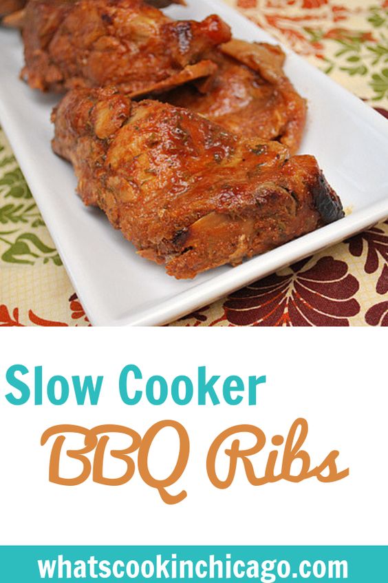 Slow Cooker BBQ Ribs What's Cookin' Chicago