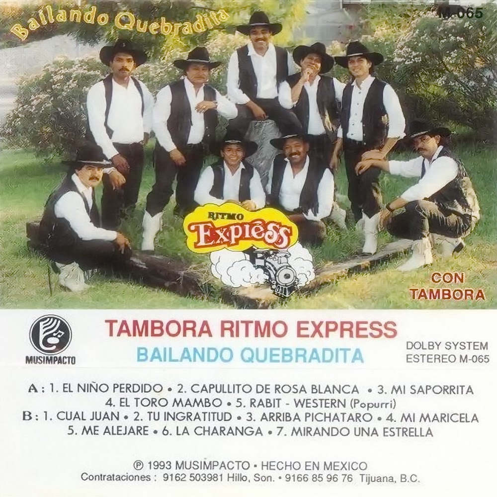 Música Romántica De Banda Tambora Ritmo Express Bailando Quebradita