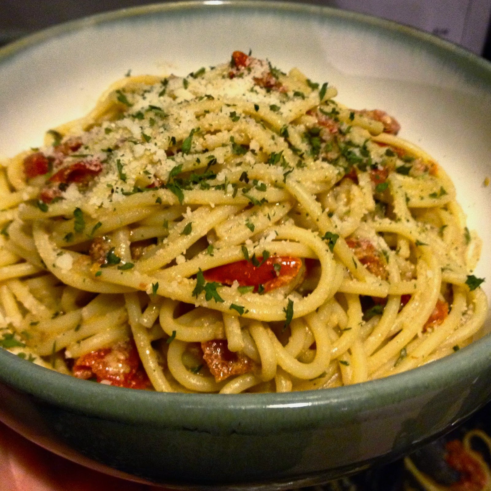Stephanie Cooks Weeknight Tomato Balsamic Spaghetti