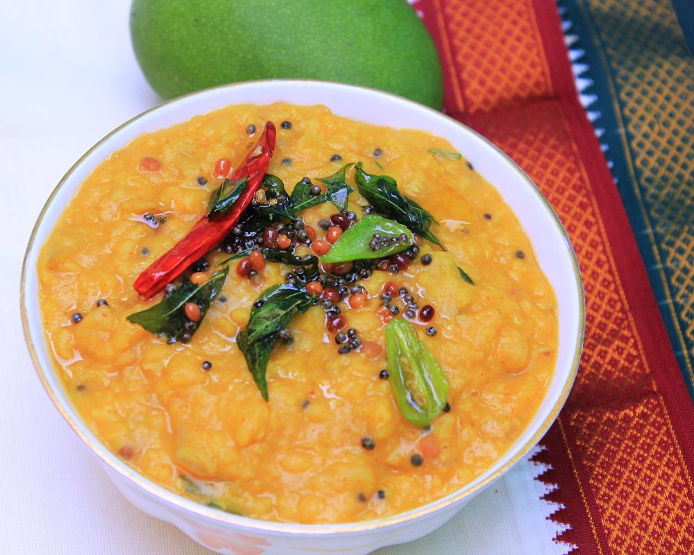 Andhra Mango Pappu /Mamidikaya Pappu - Bhojana Recipes