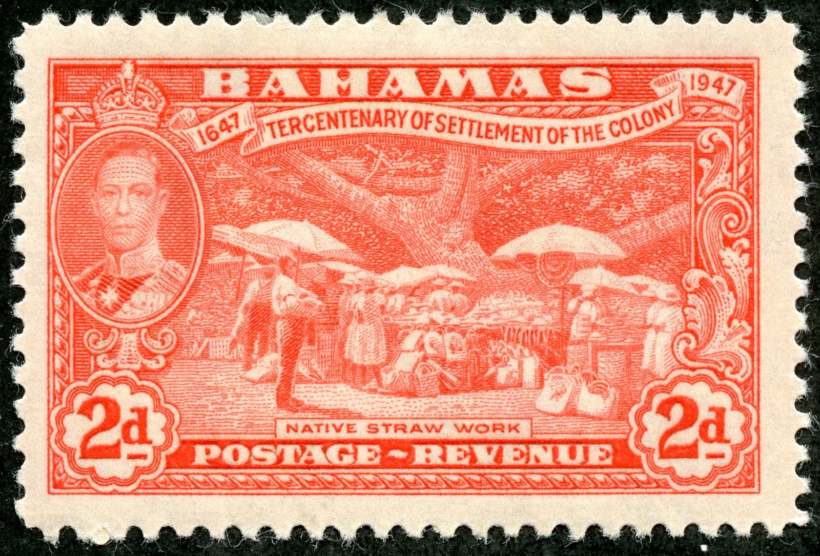 Big Blue 18401940 Bahamas a closer look at the stamps and issues