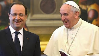 Pope and Hollande