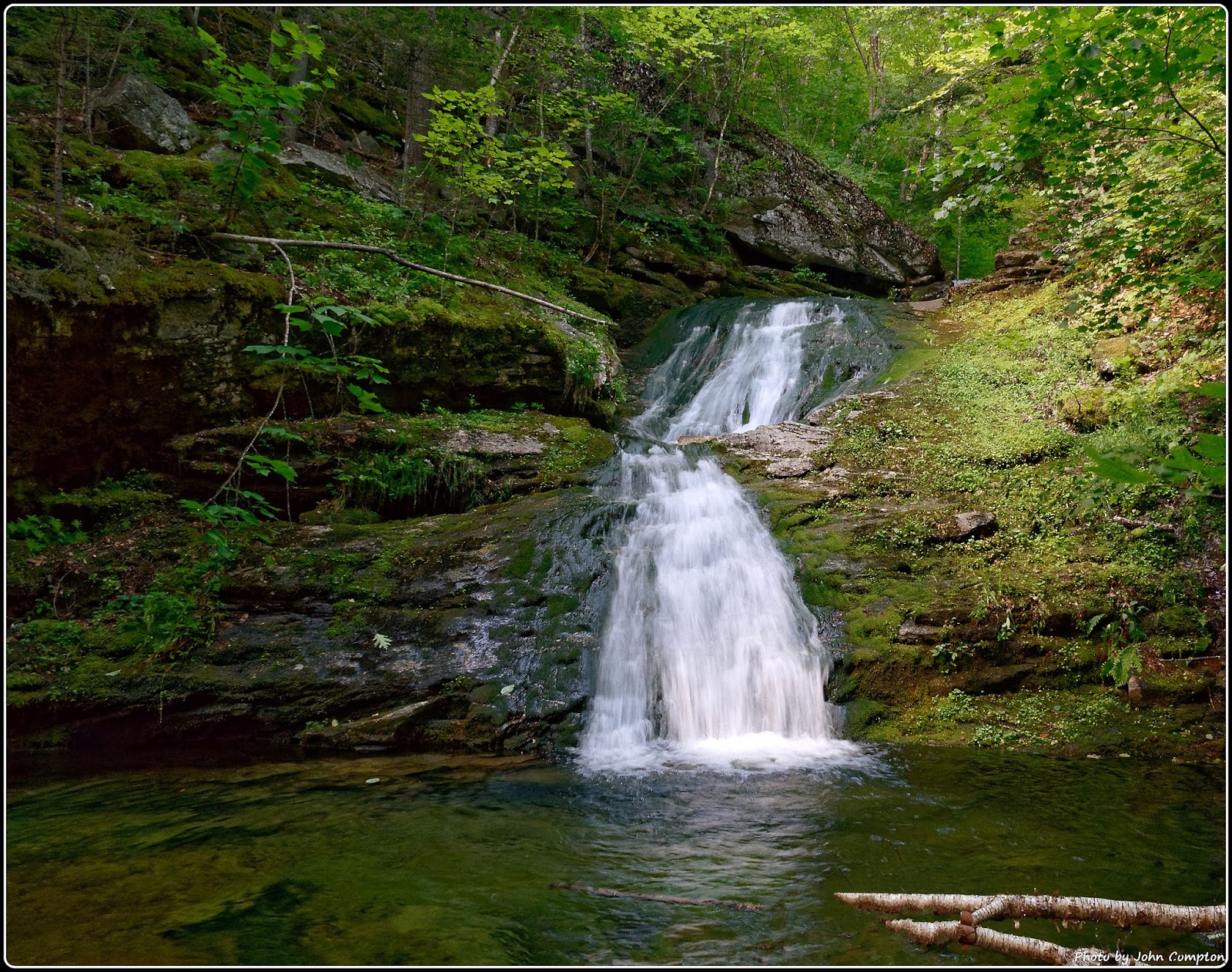 1HappyHiker EVANS NOTCH Bickford Slides Waterfalls, plus Sugarloaf Mountain Ledge