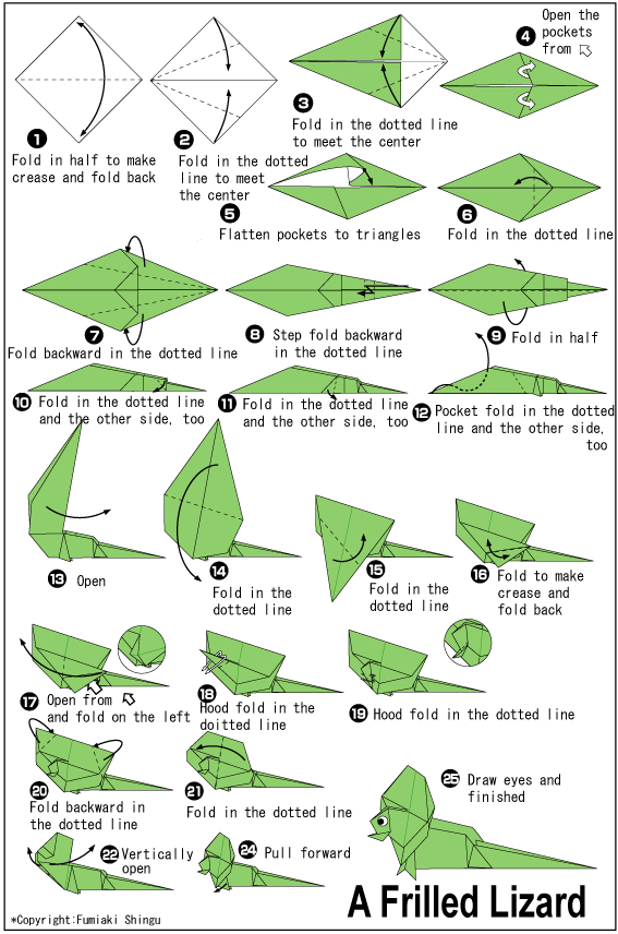 instructions for origami ~ origami instructions art and craft ideas