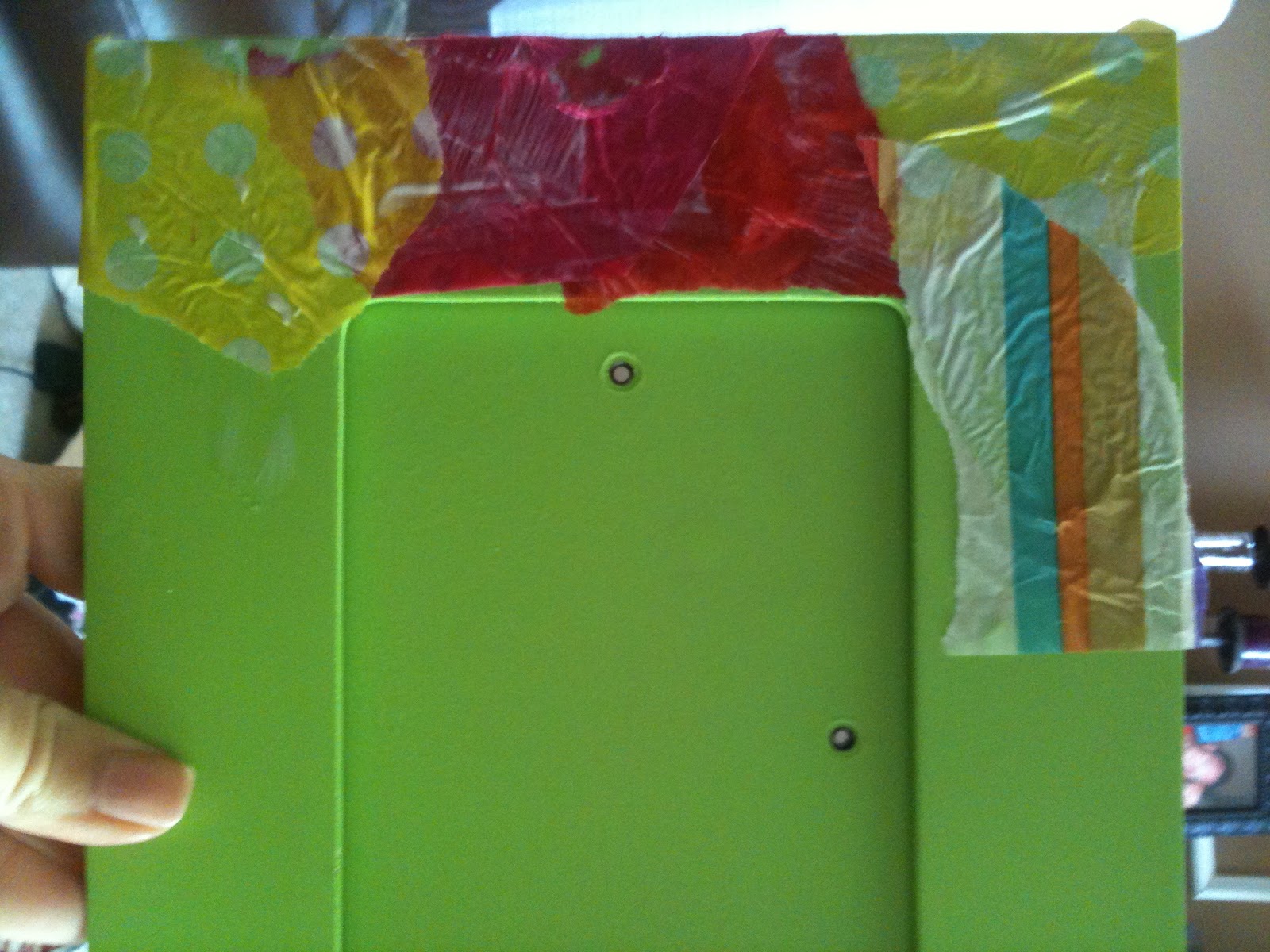 The Pink Pineapple Tissue Paper Frame