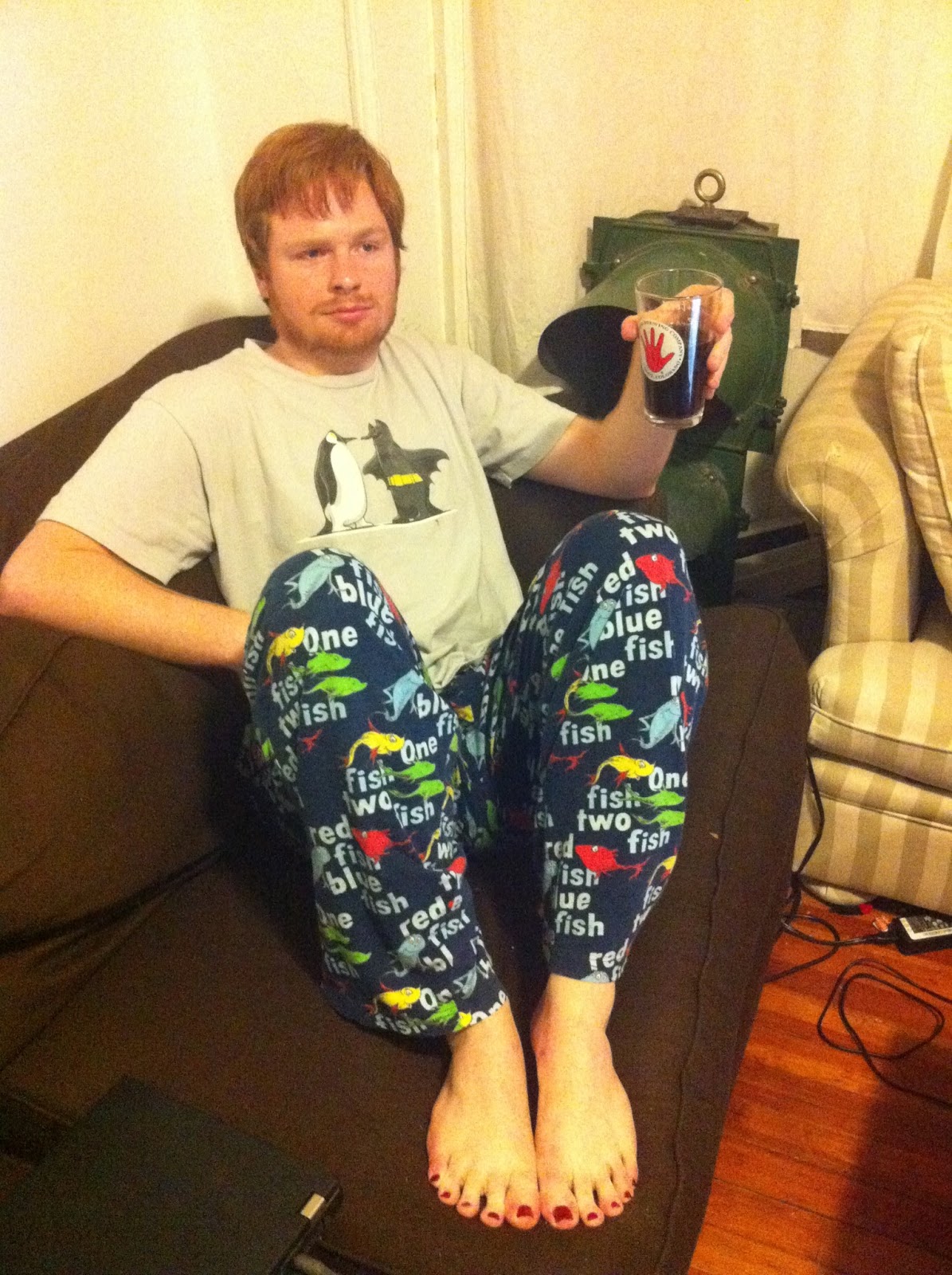 Ethonails Painting a Boy's Toenails