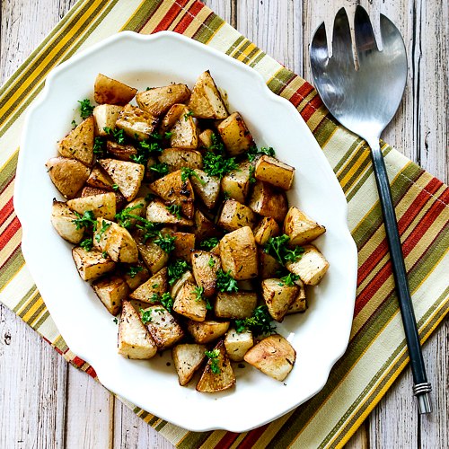 Kalyn's Kitchen® Roasted Turnips with Balsamic Vinegar and Thyme