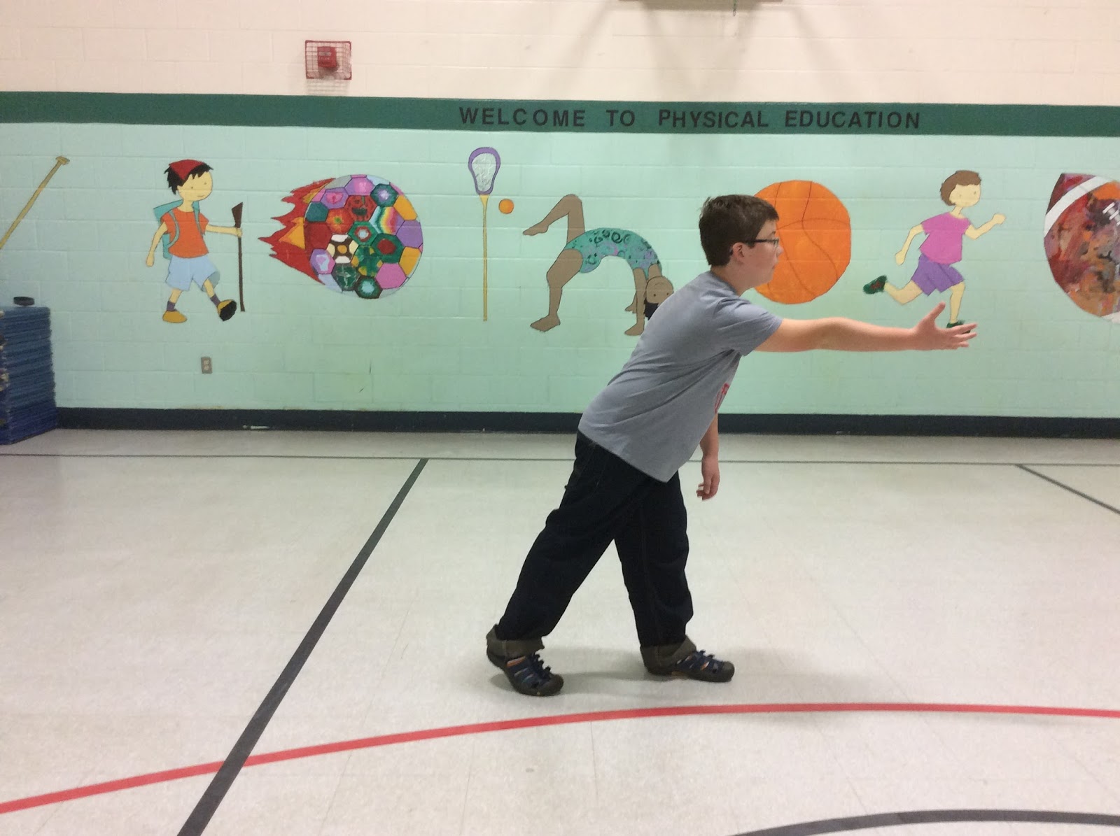 Mr. Godfrey's Blog This week we are working on our Underhand Throwing