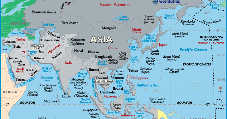 Asia Map 