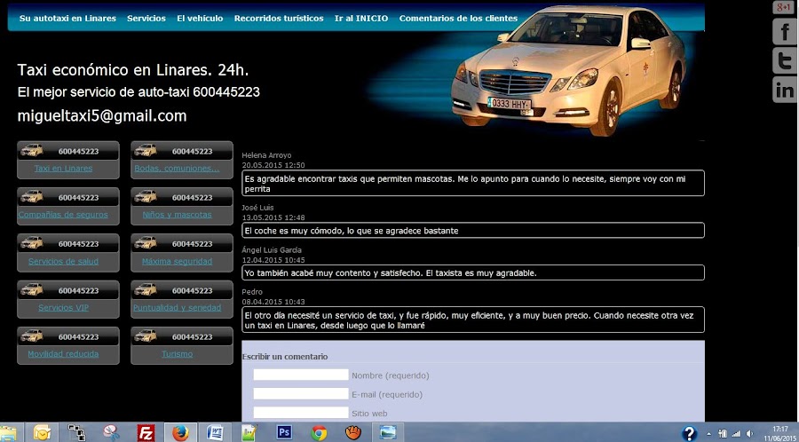 taxi en linares, comentarios