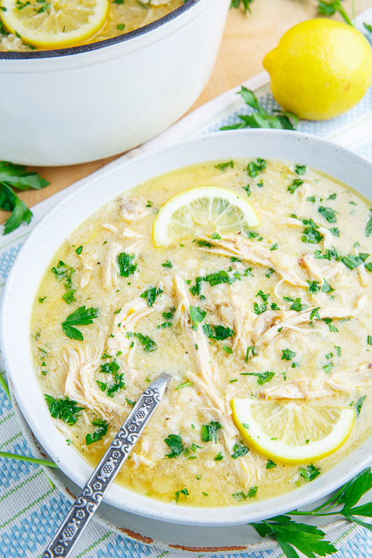 Avgolemono Soup (aka Greek Lemon Chicken Soup) Recipe on Closet Cooking