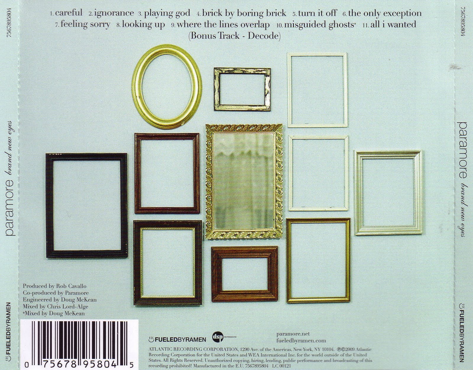 A211 Group 5 Cd Cover Analysis of Brand New Eyes by Paramore