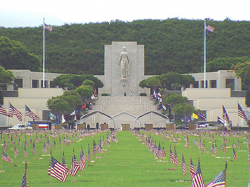 EBL Punchbowl National Memorial Cemetery of the Pacific Memorial Day