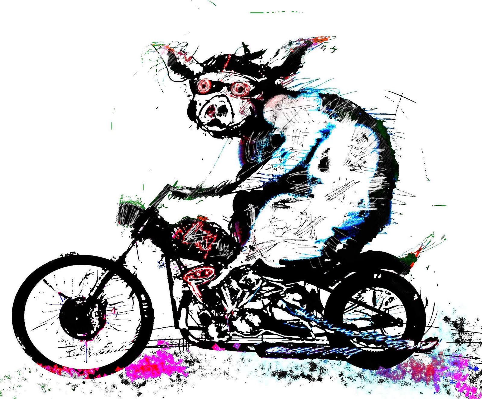 Graham Byrne Illustrations pork chopper