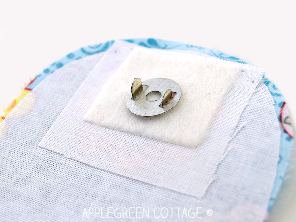 How To Add Snaps To a Bag AppleGreen Cottage