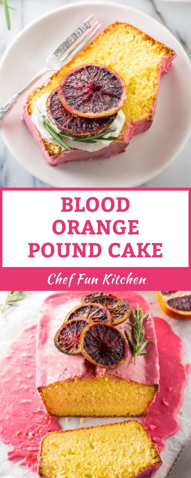 BLOOD ORANGE POUND CAKE