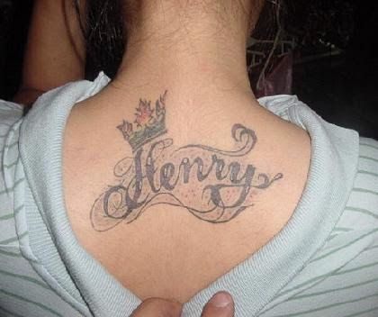 henry name tattoo image
